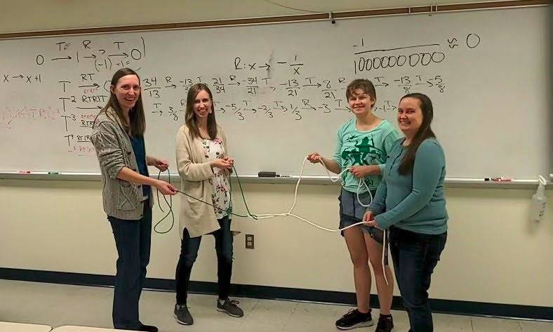 Exploring rational tangles at a recent math circle